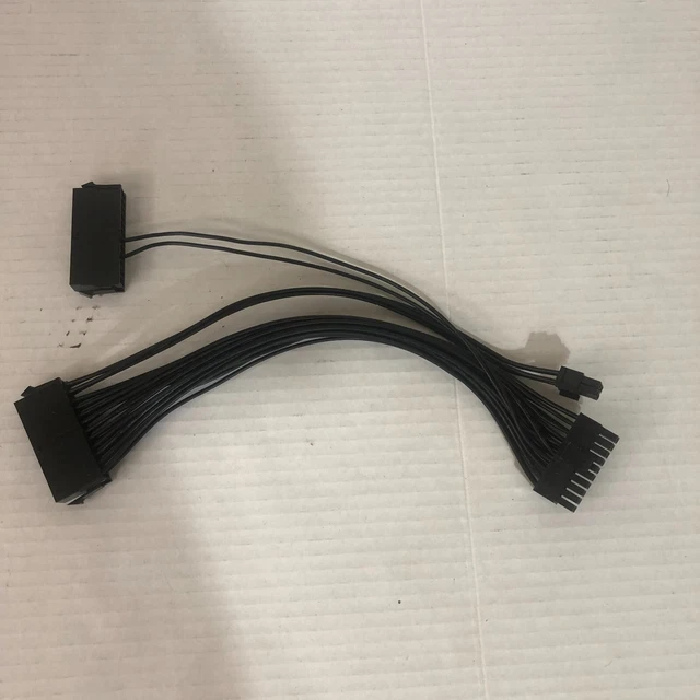 DUAL PSU POWER Supply 24pin ATX Motherboard Mainboard Adapter