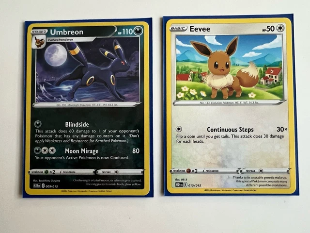 UMBREON / EEVEE 2025 McDonalds Happy Meal Pokémon Dragon Discovery 009