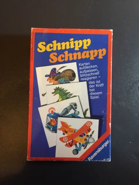 Schnipp Schnapp Ravensburger Otto Maier Verlag 1979 Karten Topzustand