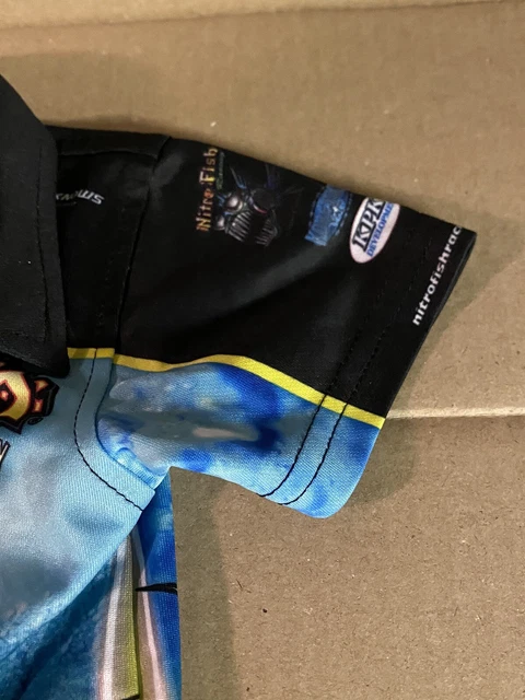 KENNY KORETSKY CAPTAIN Chaos Nitro Fish Nhra Crew Like Shirt Childs 12 ...