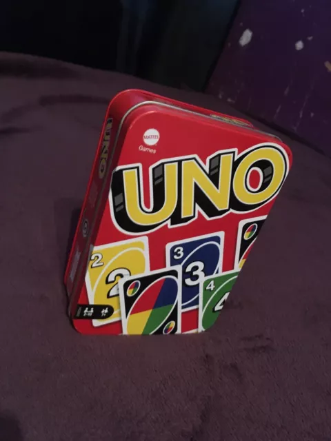 {UNO With Storage Tin - USED ONCE / ALL PARTS INCLUDED}