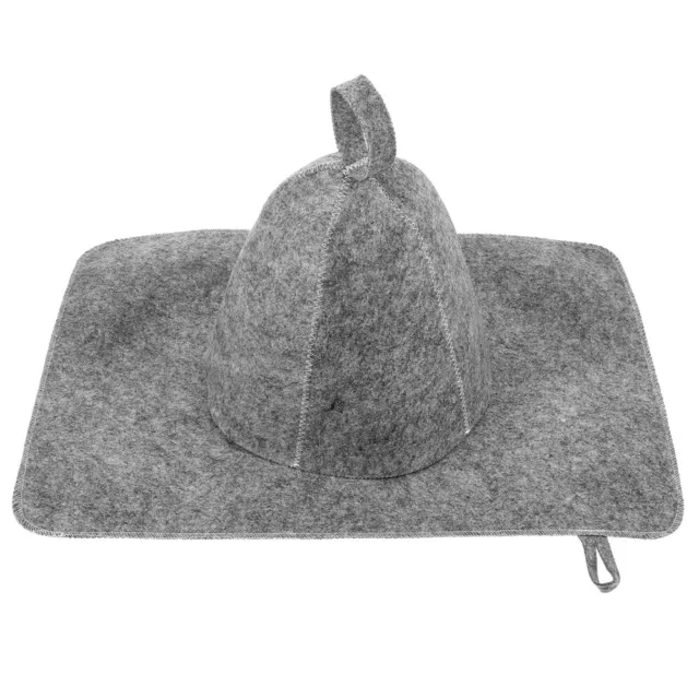 Feutrine Chapeau De Sauna En Feutre Homme Chapeaux Bain Pour