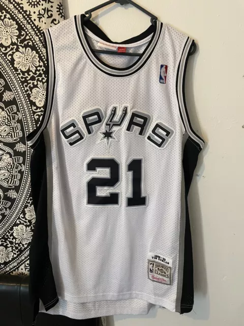 San Antonio Spurs Tim Duncan #21 NBA Jersey Sz 52/XL – 812 Vintage