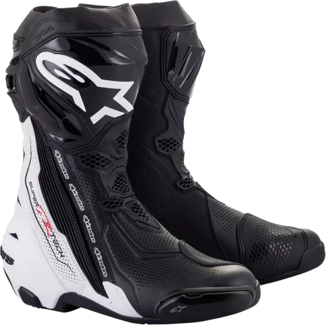 Alpinestars Supertech R Vented Boots US 6.5 / EU 40 Black/White