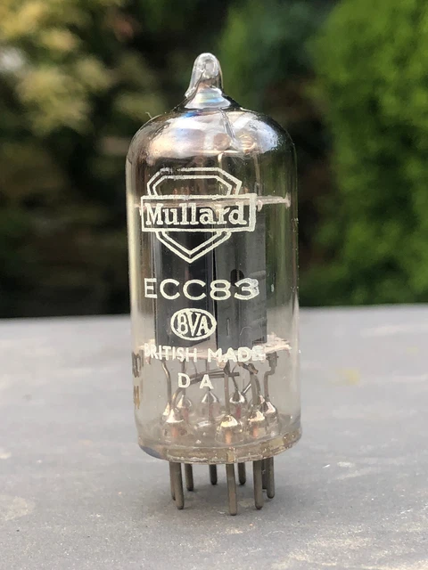 Rare Mullard Blackburn 1954 ECC83 1600 K4 Long Plate Square Getter