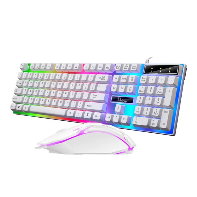 Perixx PERIDUO-512 DE, set tastiera e mouse, cablato