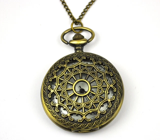 Nuova Catena In Lega Di Bronzo Da 36,5 Cm PER Orologio Da Tasca Vintage