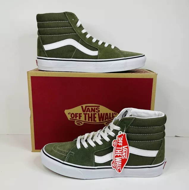 Vans Sneakers Sk8-Hi Grape Leaf Green Size 8.5 BRAND NEW
