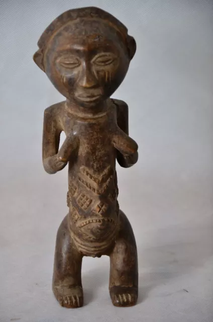 Africa tribal Art,nice Luba Statue from  Democratic Republic of Congo.