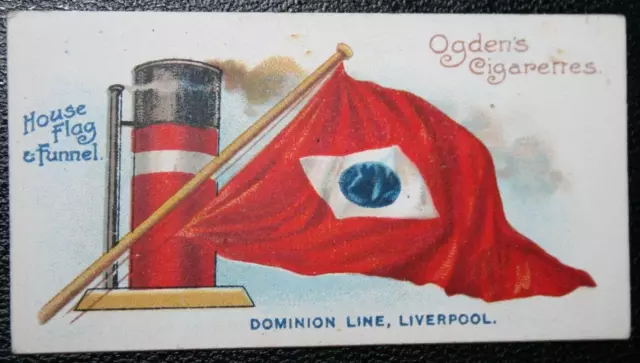 DOMINION LINE   Liverpool  Vintage 1906 Card