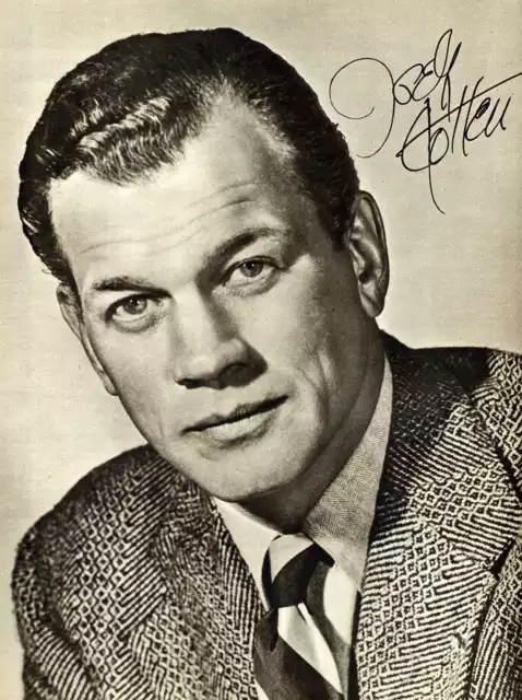 JOSEPH COTTEN signiertes Foto - Filmstar Schauspieler - Vordruck