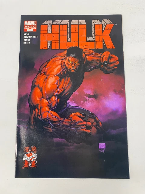 Hulk #1 1St Appearance Of Red Hulk Michael Turner Variant Cover Art 2008
