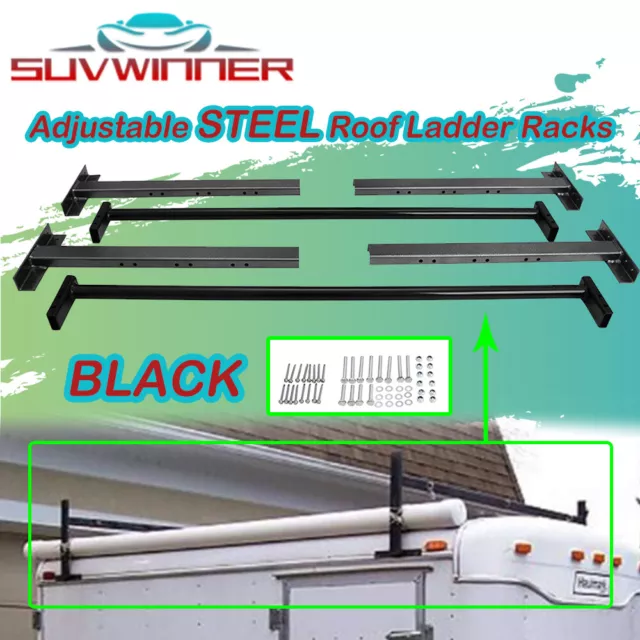 Adjustable Heavy Duty Steel Roof Ladder Racks for  Pickup Trailer Truck Van NEW