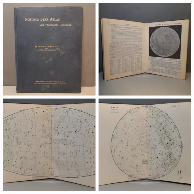 Rare Astronomy 1959 "A Star Atlas and Reference Handbook" by Arthur P. Norton