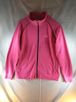 Nike Girls XL Age 13 / 15  Pink Full Zip Activewear Jacket 72 158 / 170 cm