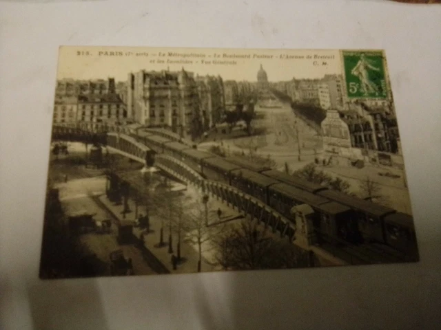 75 Paris Metropolitain Boulevard Pasteur Avenue De Breteuil Et Invalides