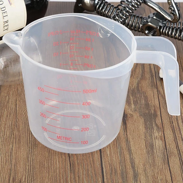 PLASTIC MEASURING CUP Jug Pour Spout Surface Container Kitchen Tools