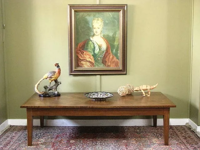 Large walnut coffee table deals