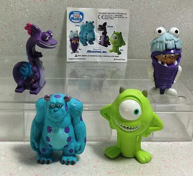 Nestle' Disney Monster E Co. Motta Gelati 4 To Collect Sorpresine