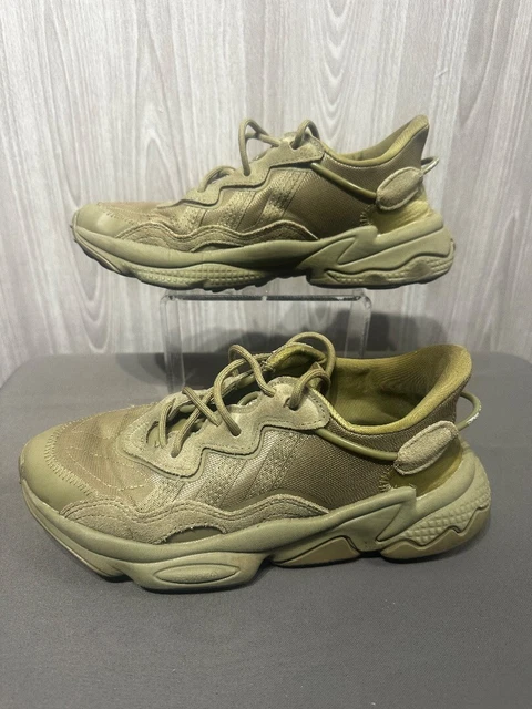 Ladies khaki adidas trainers sales