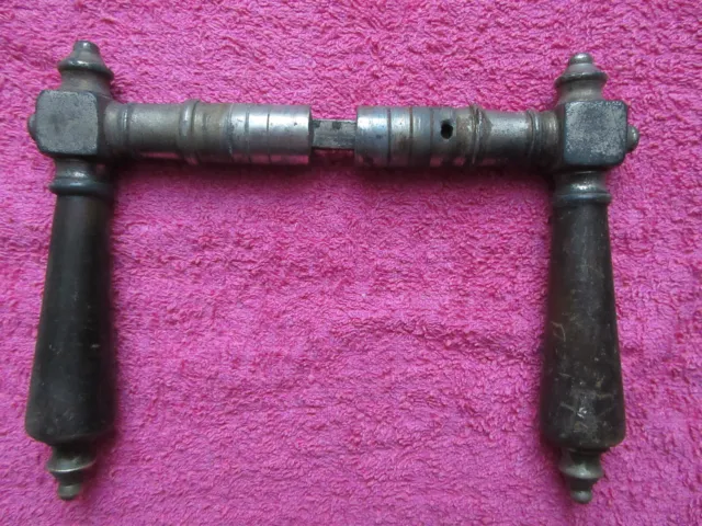 Türdrücker antik Würfel Eisen (oder Zinkguß) Türklinken alt 8er Vk