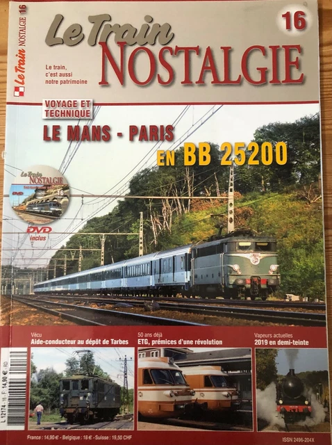 Revue TRAIN NOSTALGIE - Lot de 3 Numéros 2020-2021 - N° 17-18-20