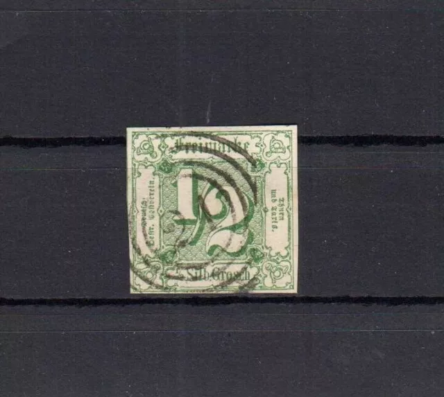 Altdeutschland Thurn und Taxis 1/2 Sgr. MiNr. 14 Stempel 21 Fritzlar