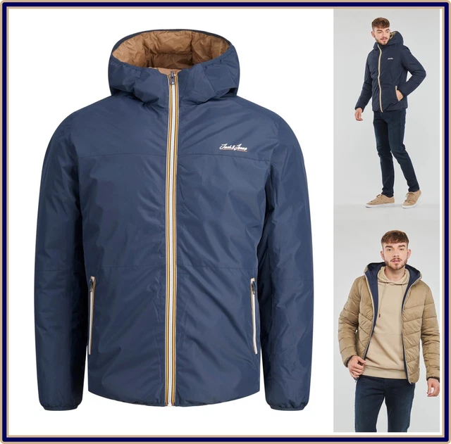 Giubbotto Uomo Invernale Giacca Taglie Forti Giubbino Con Cappuccio Jack & Jones