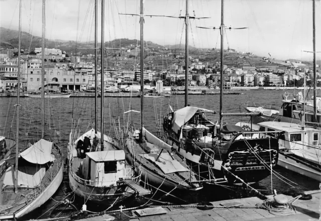 Cartolina San Remo Porto barche 1970