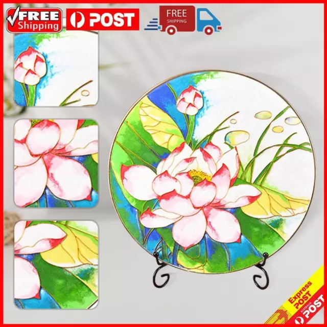 Cloisonne DIY Kit Decorative Painting Handicraft with DIY Material Package  Lotus