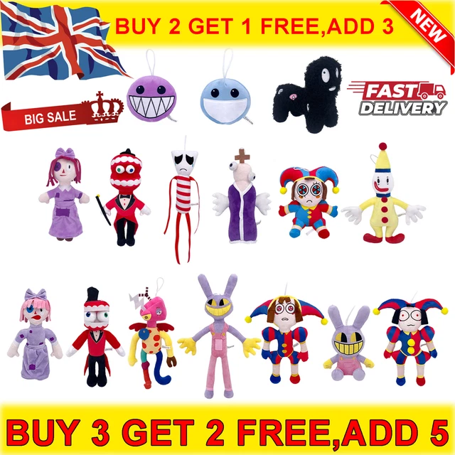 2024 NEW CUTE The Amazing Digital Circus Plush Dolls Jax Pomni Stuffed