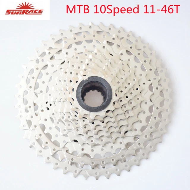 SUNRACE 10 SPEED Bicycle MTB Cassette Mountain Bike Freewheel 1142/46