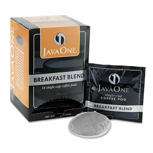 Java One Coffee Pods Breakfast Blend Single Cup 14/Box 30220