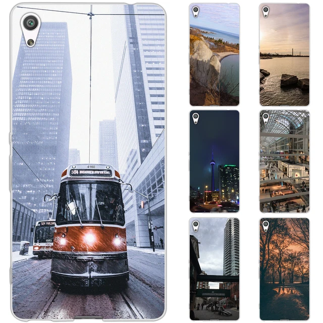 dessana Toronto Kanada TPU Silikon Schutz Hülle Case Handy Tasche Cover für Sony