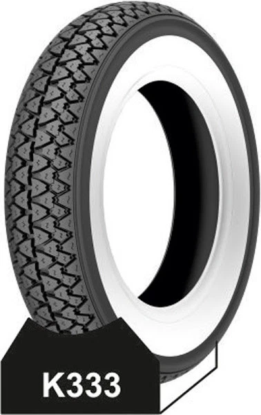 thumbnail interactive-video image 1 of Mandelli3 Pair Of 3.00-10 White Band Tyre Covers – 4056550302 1 of 3
