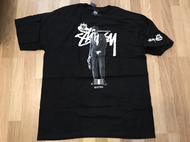Stussy Mtv Raps Stussy T Shirt SLICK RICK Mens MED Black Yo MTV