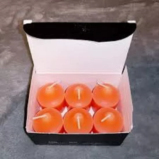 Partylite 4 Boxes TANGERINE TEASE  Votives NIB low ship