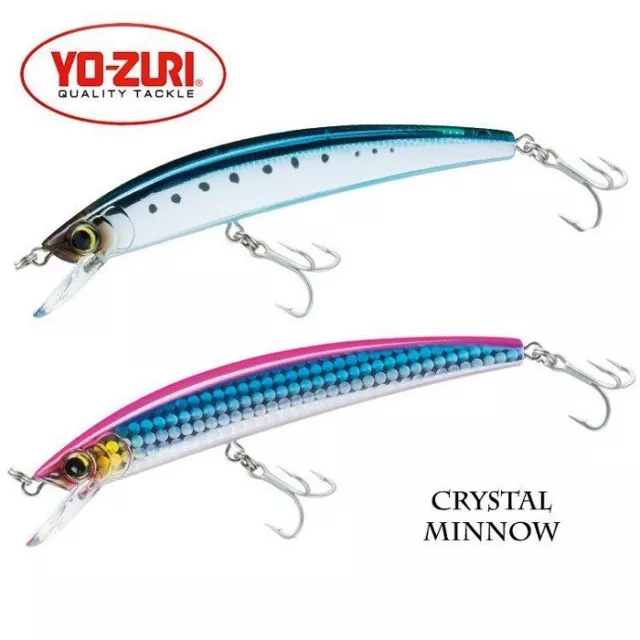 YO-ZURI CRYSTAL MINNOW Yozuri Floating Lure, Blue Back Sardine $37.42 -  PicClick AU