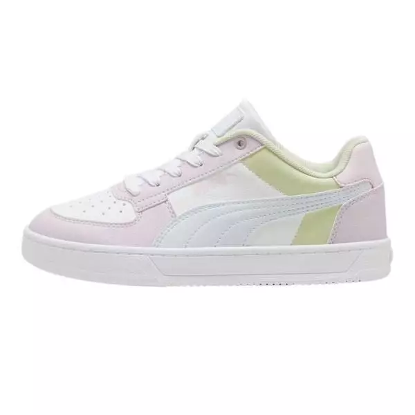 Zapatos PUMA Caven Chica Mujer Blanco Rosa 394461 07scuola Media Tenis Sneaker