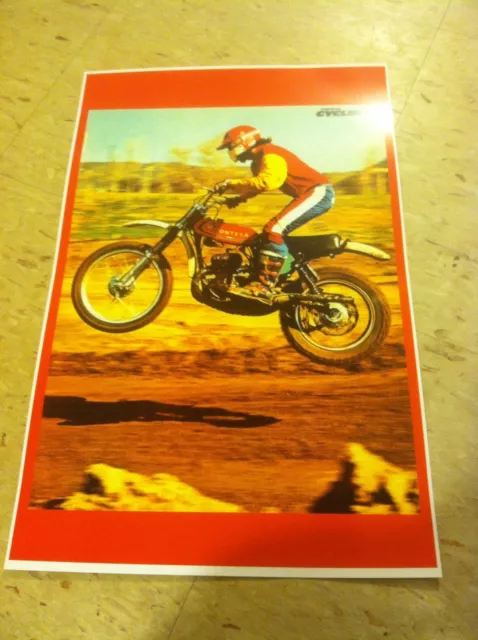 Vintage Montesa Dirtbike Motorcycle Poster Advertisement Man Cave Gift D5005