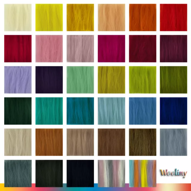 Wooliny 30G Lana de Fieltro Lana Merino Cuento 35 Colores a Elegir