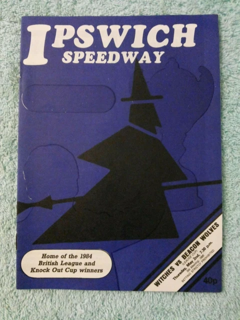 IPSWICH SPEEDWAY 1985 ORIGINAL PROGRAMME v WOLVERHAMPTON. 2nd MAY. 5th MEETING