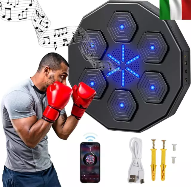 Bluetooth obiettivo boxing machine Macchina da boxe musica elettrica LED Target