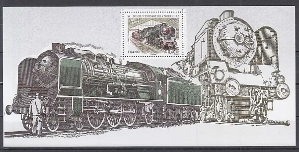 Eisenbahn - Lokomotiven   Frankreich  Block 176  **  (mnh)