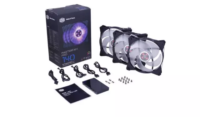 KIT VENTOLA x CASE COOLER MASTER MFY-P4DC-153PC-R1 MasterFan Pro 140 Air Pressur