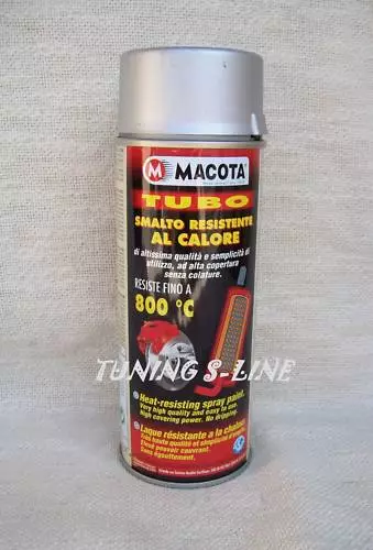 VERNICE SPRAY ARGENTO "MACOTA" ALTA TEMPERATURA 400 ml