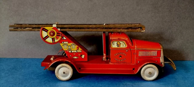 ANCIEN CAMION DE Pompier En Tôle EUR 45,00 - PicClick FR