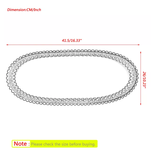 Drive Belt For Ski-Doo Formula Z Deluxe MX-Z Summit 417300067 414918200 YU