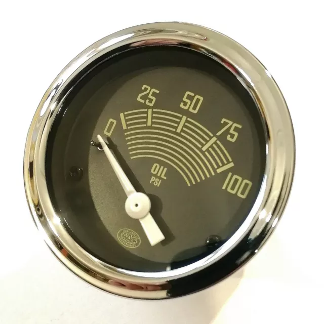 Oil Pressure Gauge 52mm 12v for VW Beetle Splitscreen Bay AAC359