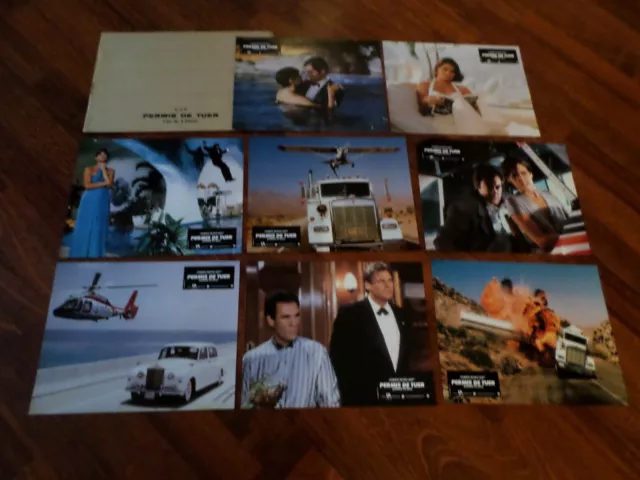 BOND / DALTON / PERMIS DE TUER, licence to kill / 8 PHOTOS complet